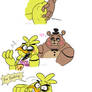 Chica meets her opponent