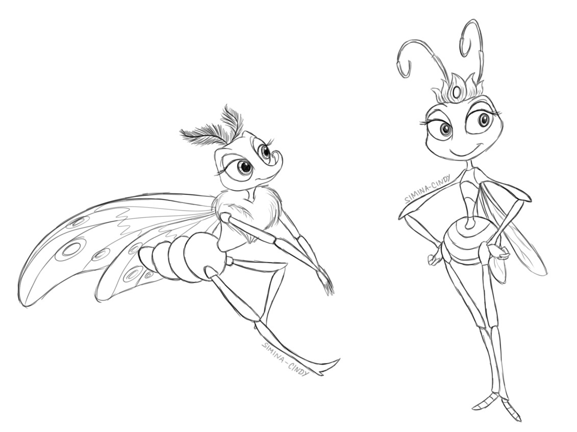 A Bug's Life Sketches by Simina-Cindy on DeviantArt