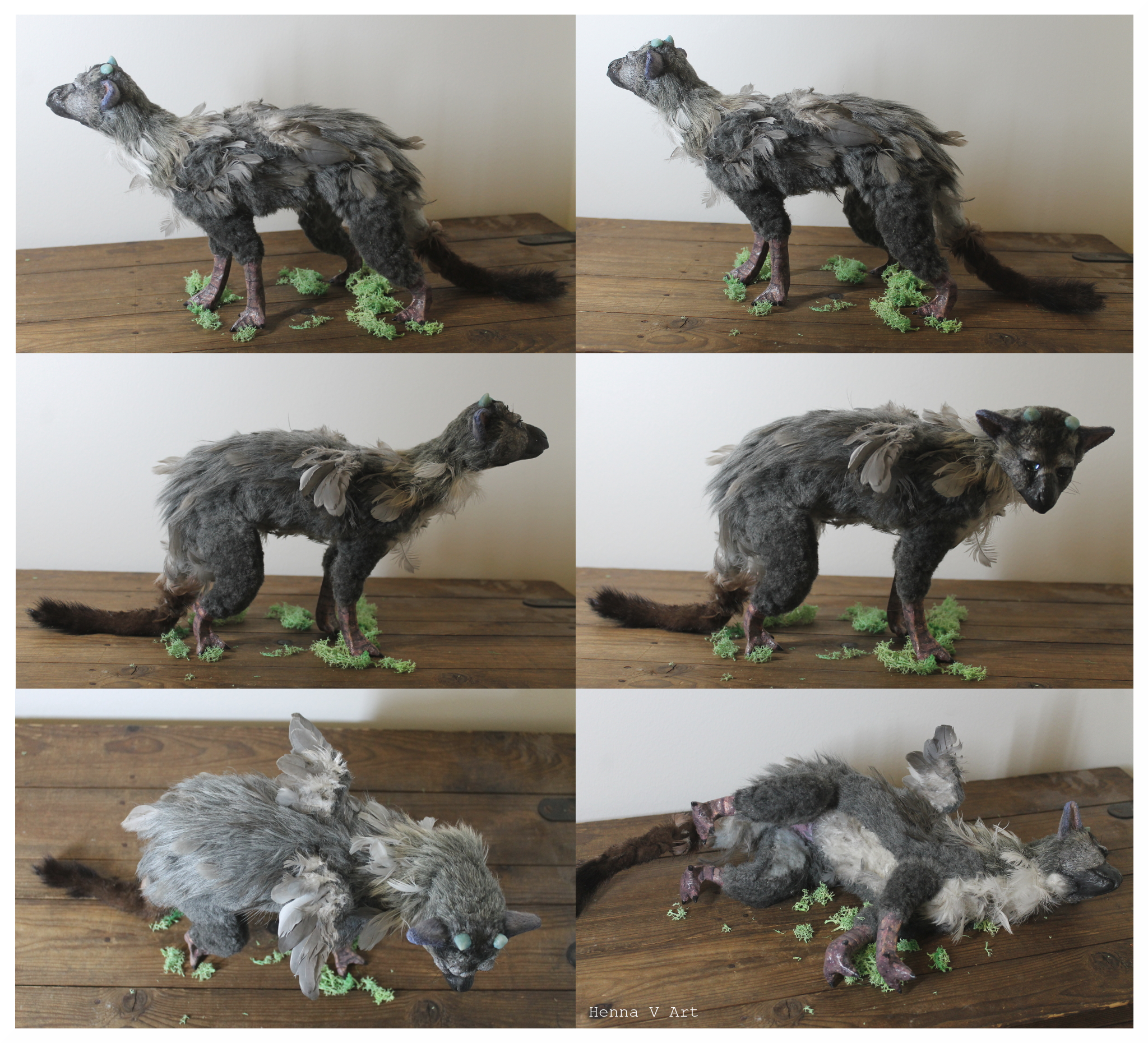 The Last Guardian Trico (custom art doll)