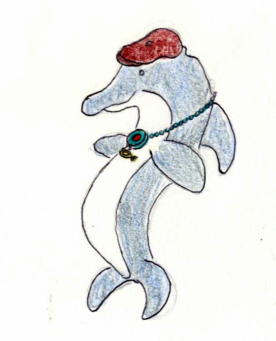 Dolphin with the Hat