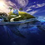 -underwater effect - (_Big tortoise_)
