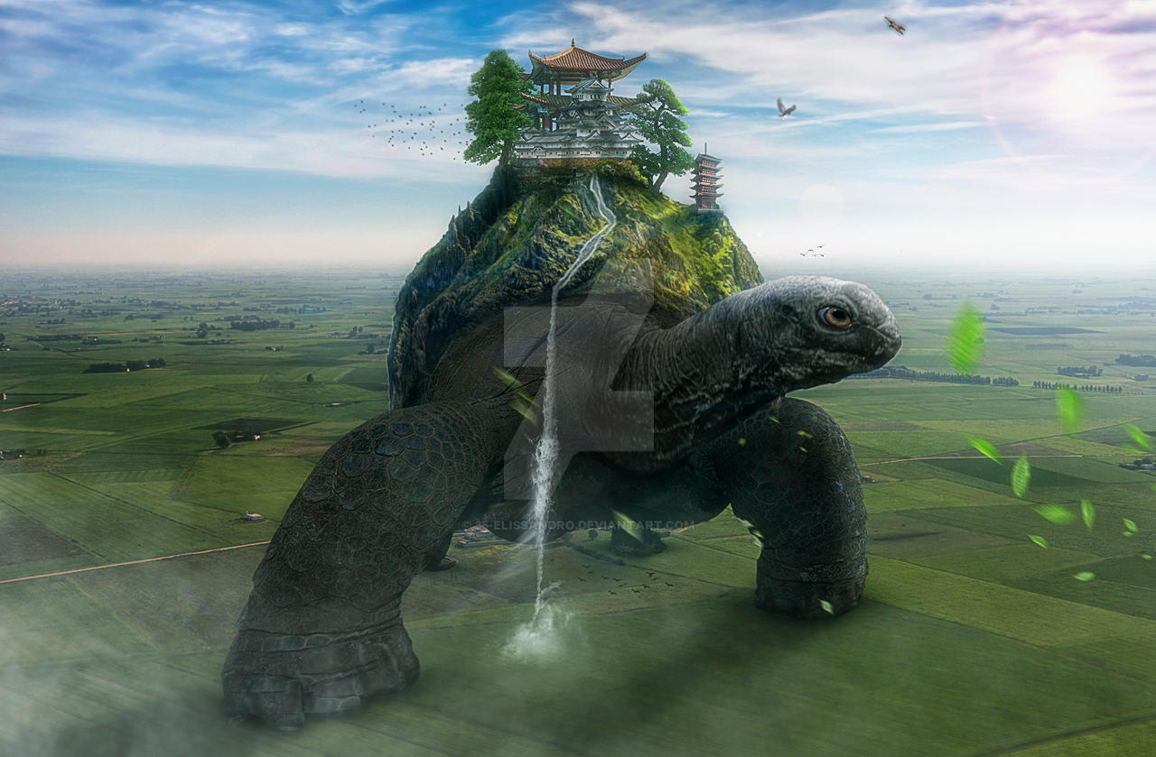 Turtle Explosion Surreal Fantasy -Turtle by 35-Elissandro on DeviantArt