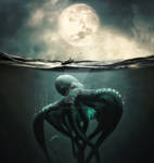 Photoshop Surreal Fantasy Underwater Manipulation  by 35-Elissandro