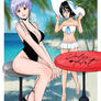 Rukia and Isane Beach