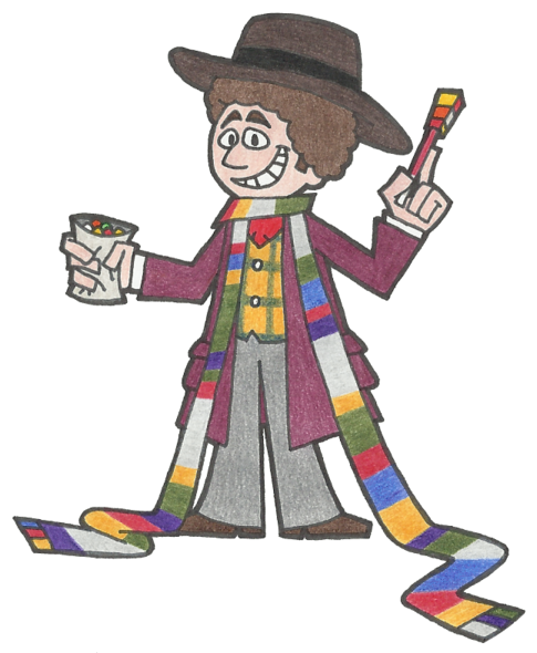 Tom Baker Sticker Tom Baker (1974 - 1981) by ConCarne13 on DeviantArt