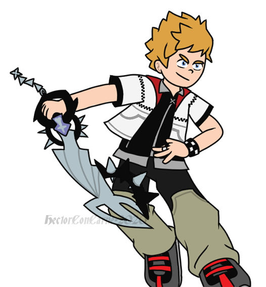 KH - Roxas by ConCarne13 on DeviantArt