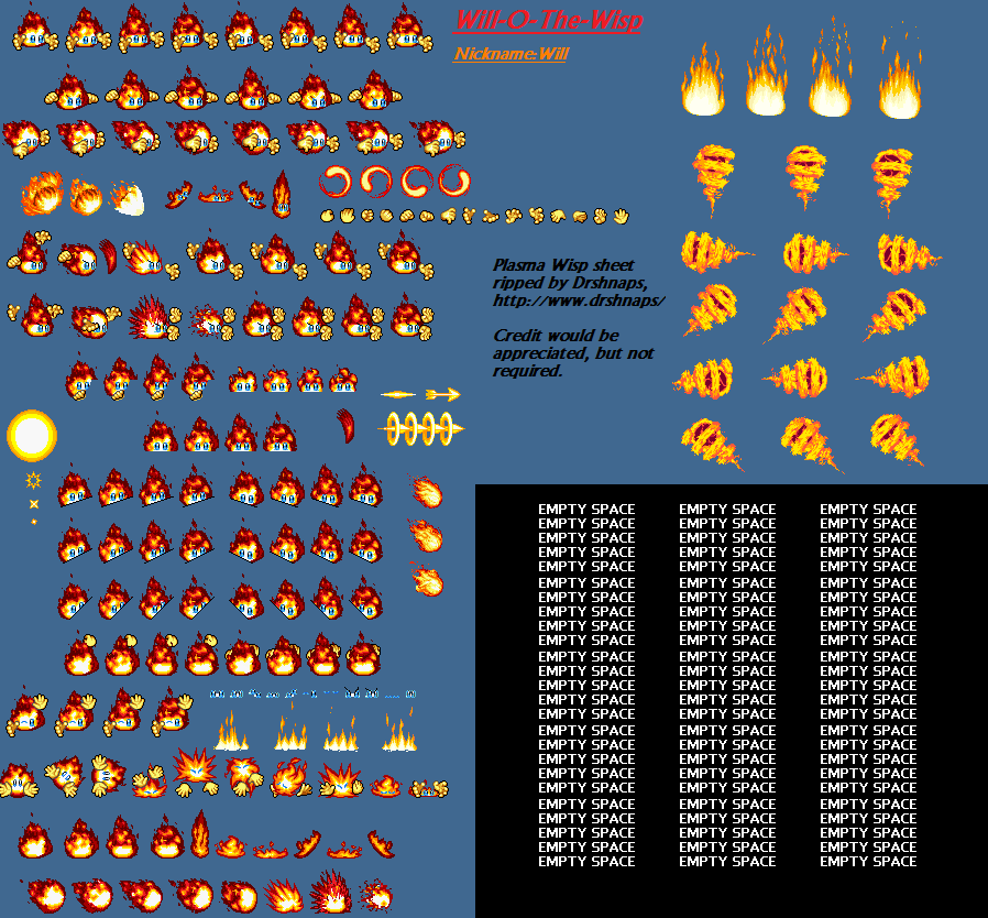Wise Rd Sprite Will-O-The-Wisp Sprite Sheet by stormspud on DeviantArt