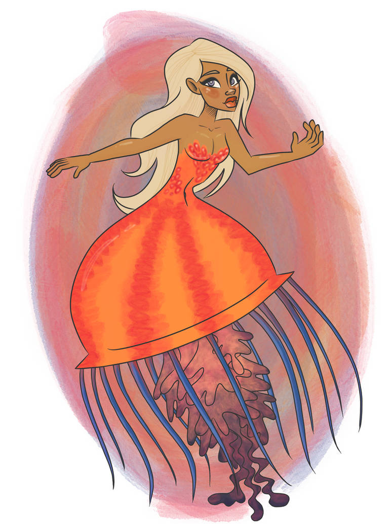 Shellfish Queen Jellyfish Queen Revamp by PeyDay on DeviantArt