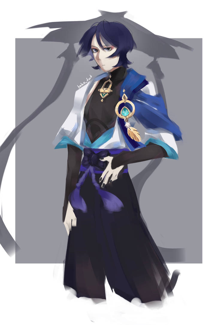 Wanderer Reference Wanderer from Genshin impact by hnkii on DeviantArt