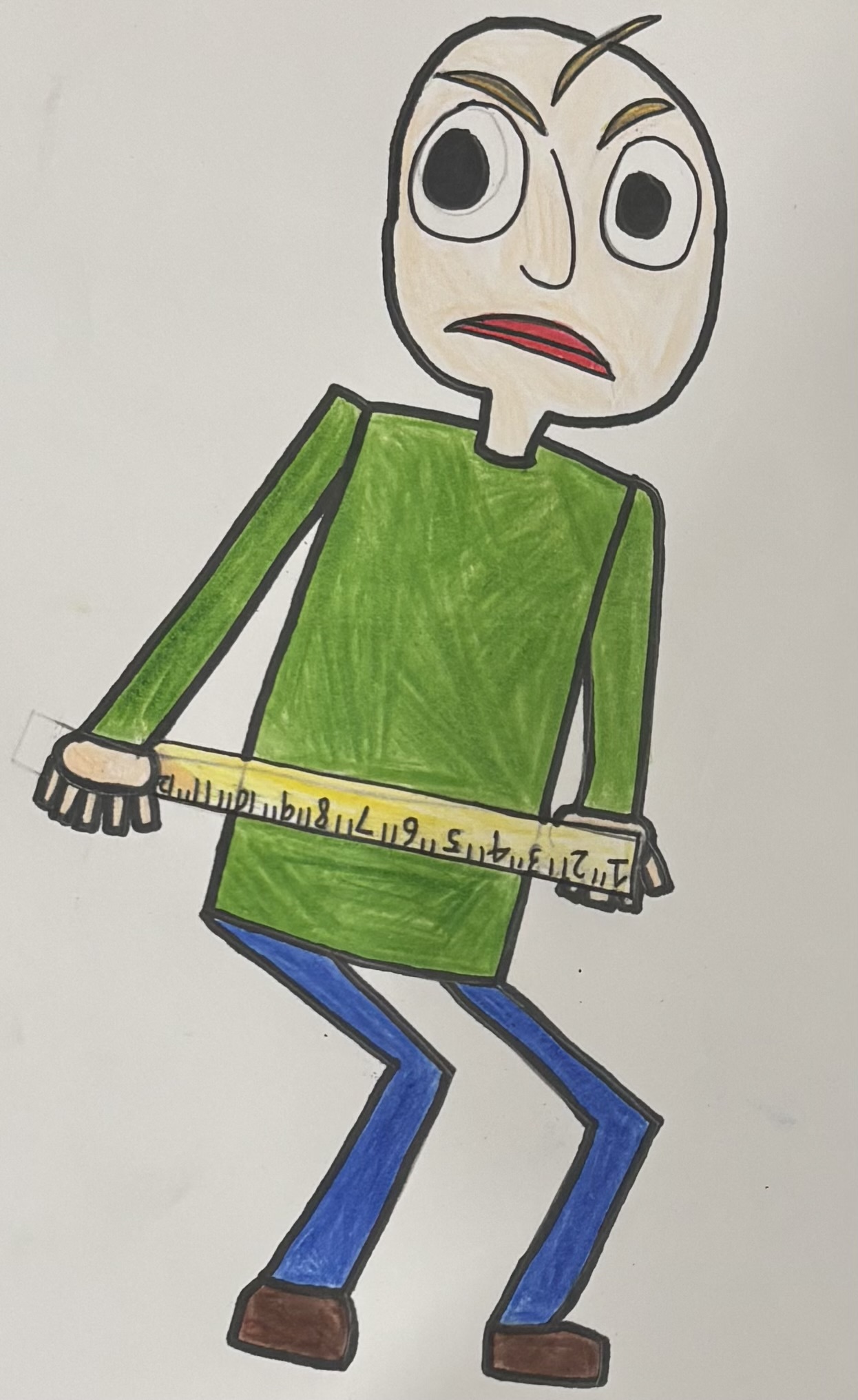 My drawing of Baldi by JayDraws2k11 on DeviantArt