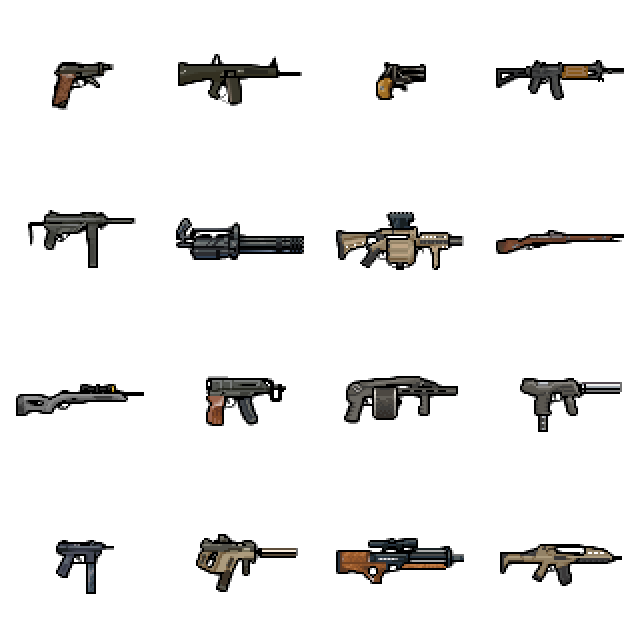 Rimfire A9 Spritesheet pixel art