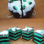 Clay charm- Mint cake