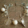 silver charms bracelet