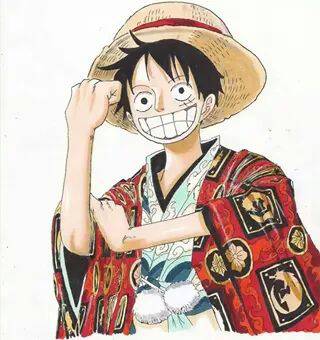 Luffy + kimono One Piece 912- Wano
