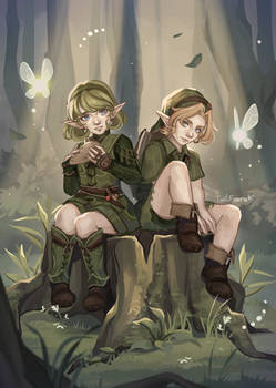 Saria and Link