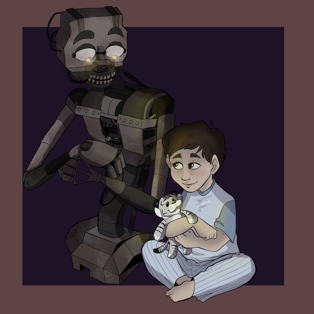FNaFDavid Murray and Mimic by MikaRaccoon on DeviantArt