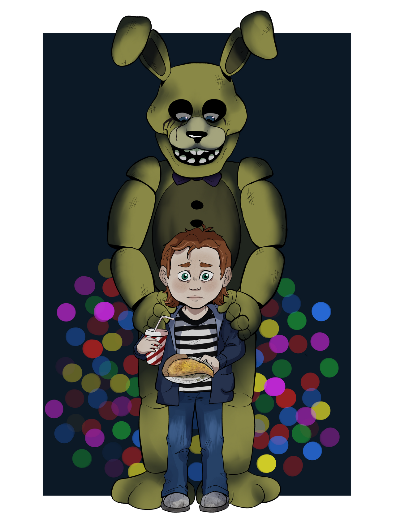 FnaF Into the pit by MikaRaccoon on DeviantArt