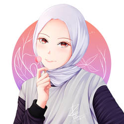 Hijab Girl Lollipop