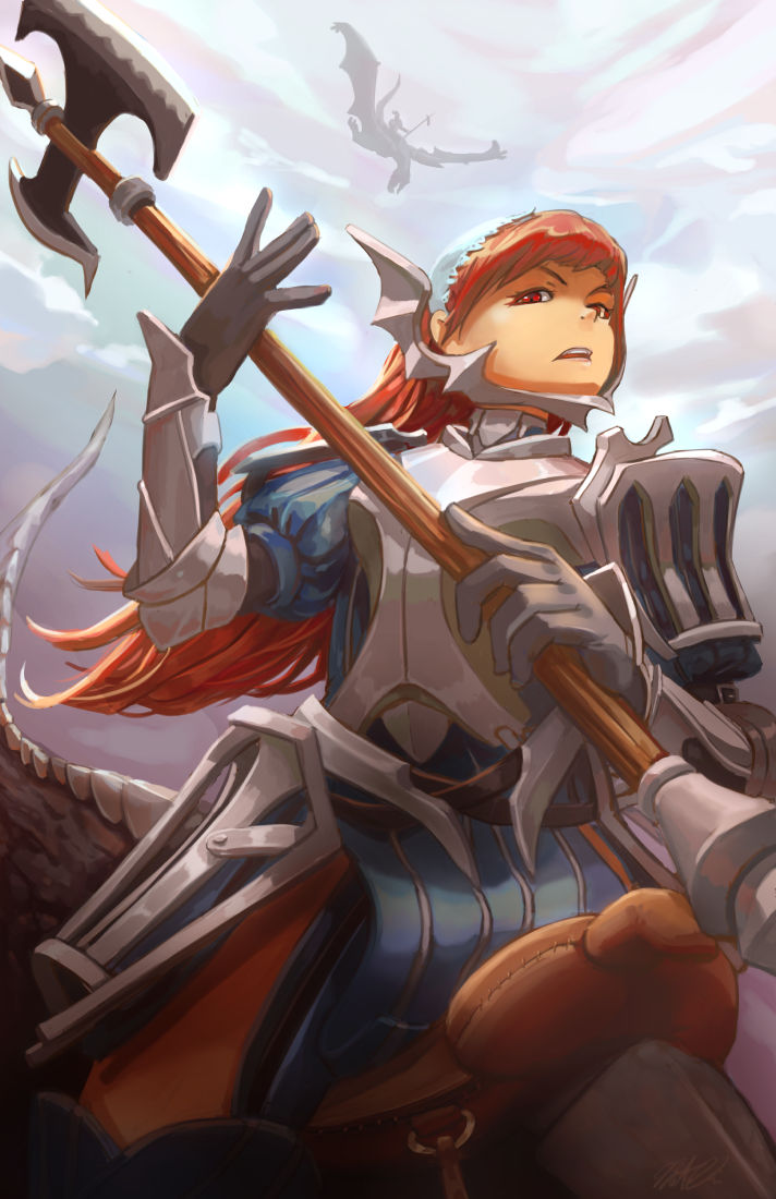 Wyvern Rider Cherche by Limited-Access on DeviantArt