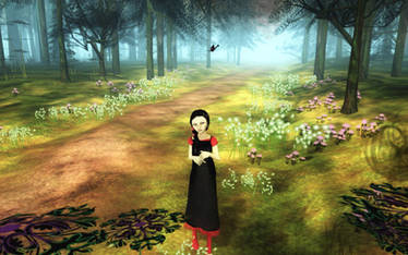 The Path WIP: Rose on the path