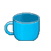 [Pixel] Blue Coffee Cup