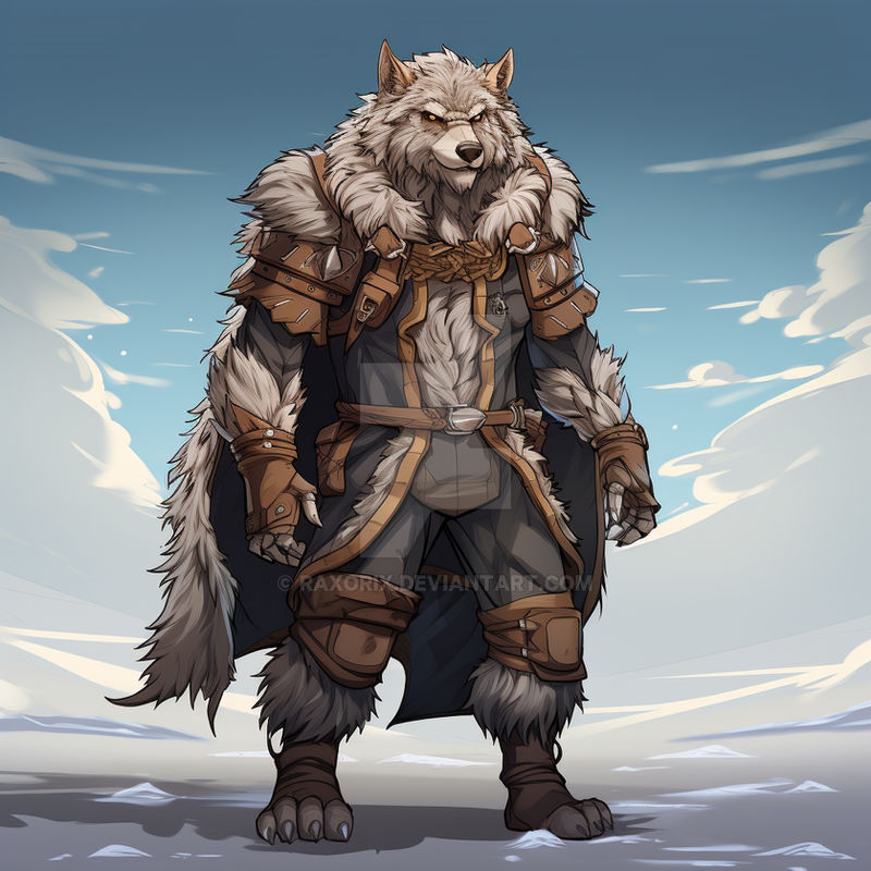 Viking and Wolf