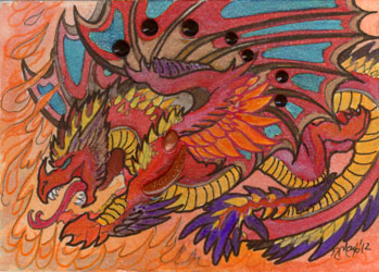 ACEO Dragon 19