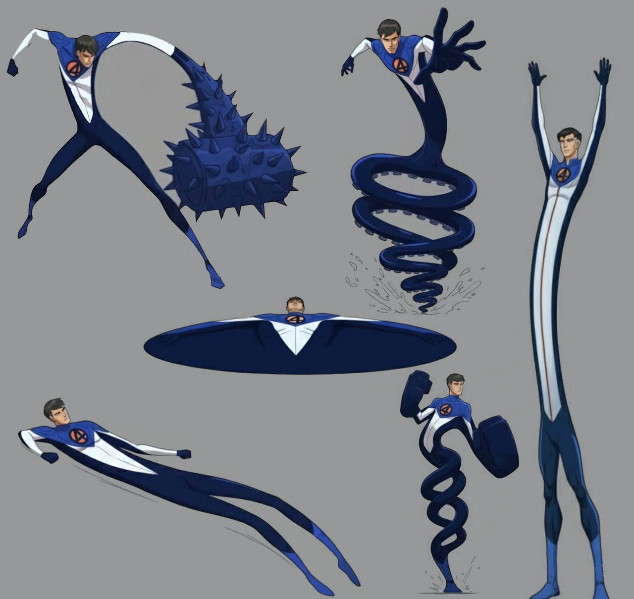 Deviantart Reed Man Reed Richards stretching part 3 by Alexanderich on DeviantArt