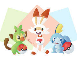 Pokemon sword and shield starters