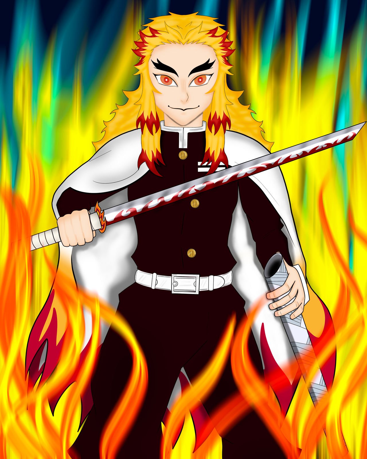 Rengoku by StrawberriDani on DeviantArt