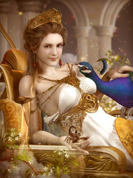 Hera goddess and a bird: be me