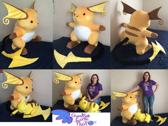 Life Size Raichu Plush!