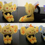 Shiny Shinx Pokemon Plush Keychain! 6''