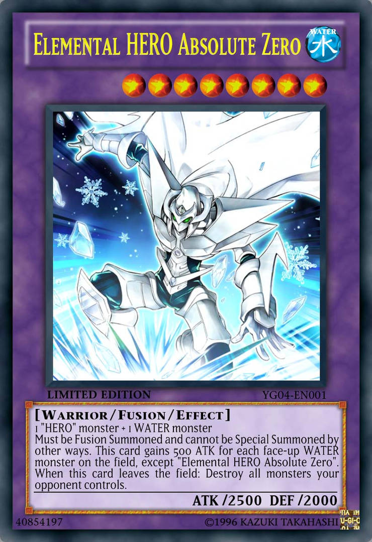 Elemental HERO Absolute Zero by Kai1411 on DeviantArt