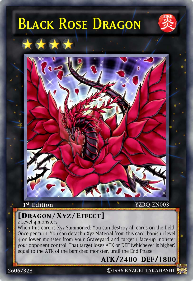 Black Rose Dragon (Xyz Ver) by Kai1411 on DeviantArt