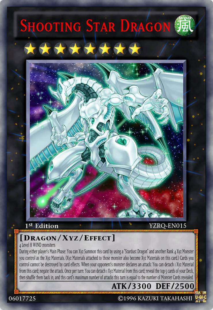Shooting Star Dragon (Xyz Ver) by Kai1411 on DeviantArt Shooting Star Dragon (Xyz Ver) by Kai1411 on DeviantArt