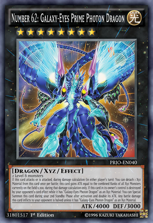 Number 62: Galaxy-Eyes Prime Photon Dragon