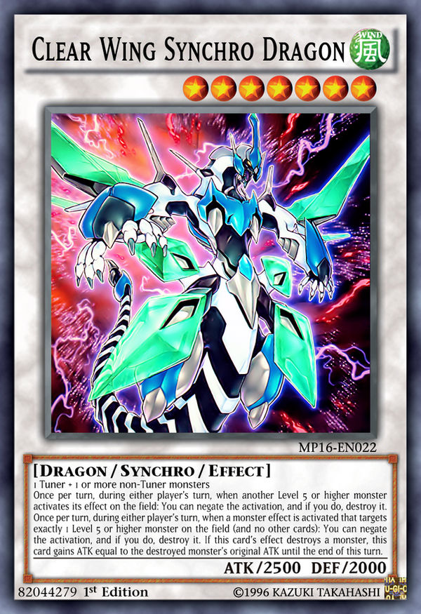 Clear Wing Synchro Dragon