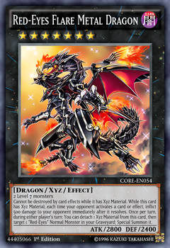 44405066 Red-Eyes Flare Metal Dragon