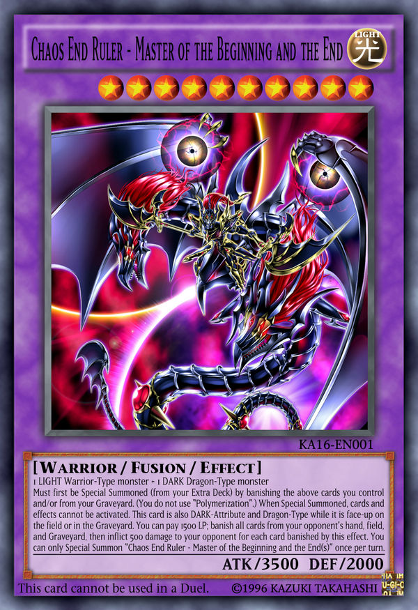 Chaos End Ruler - Master of Beginning and End by Kai1411 on DeviantArt
