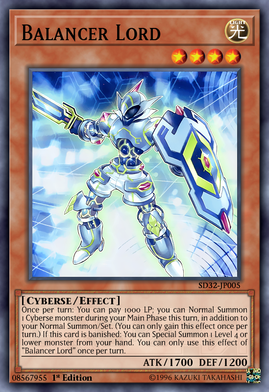 Cards Balancer Lord SDCL-EN005 Common Yu-Gi-Oh Cards Balancer Lord SDCL-EN005 Common Yu-Gi-Oh