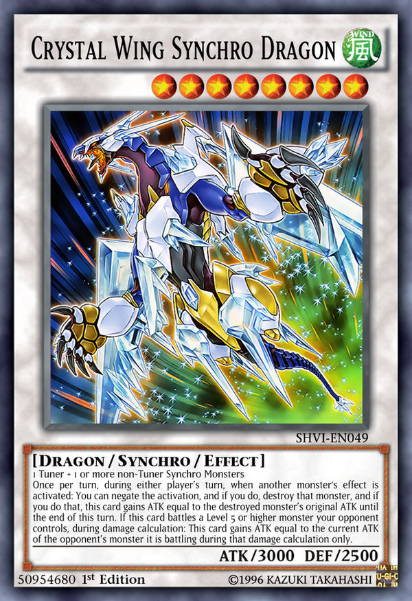 Crystal Wing Synchro Dragon By Kai1411 On Deviantart Crystal Wing Synchro Dragon By Kai1411 On Deviantart