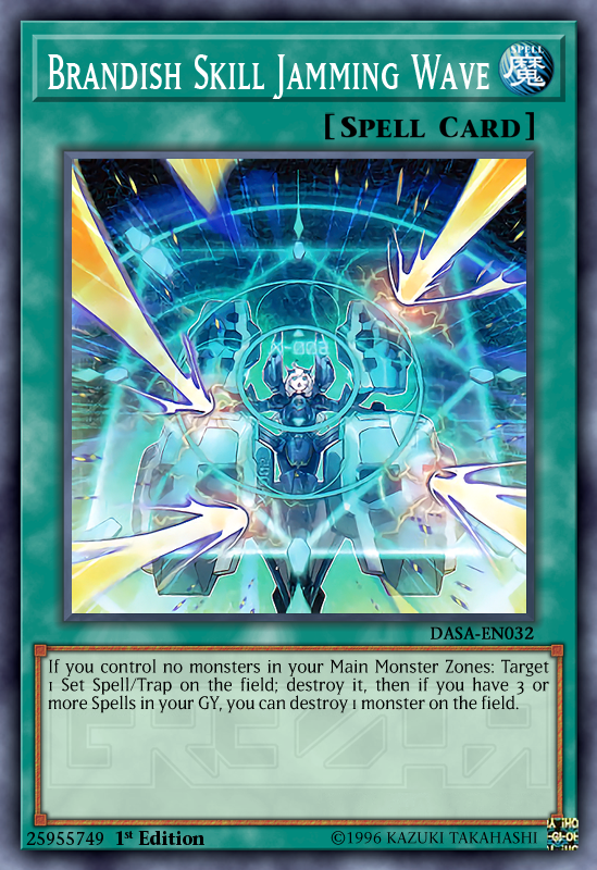 brandish yugioh deck Complete Custom for Yu-Gi-Oh! Brandish Skill Jamming Wave by