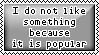 Popularity doesn't matter by Cr1kk3t