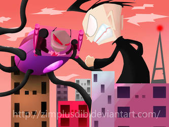 Invader Zim - one BIG fight