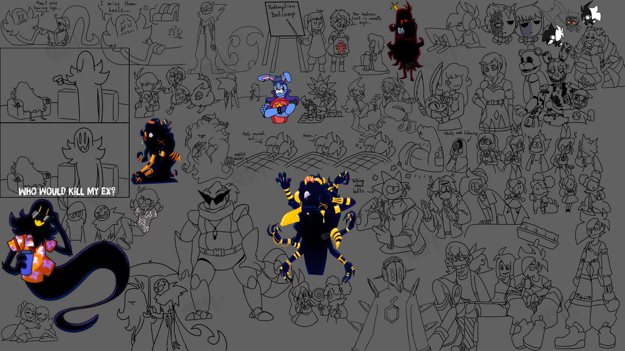 Doodle Page 4 - AHiT and OCs by Nn4Nn4Stuff on DeviantArt