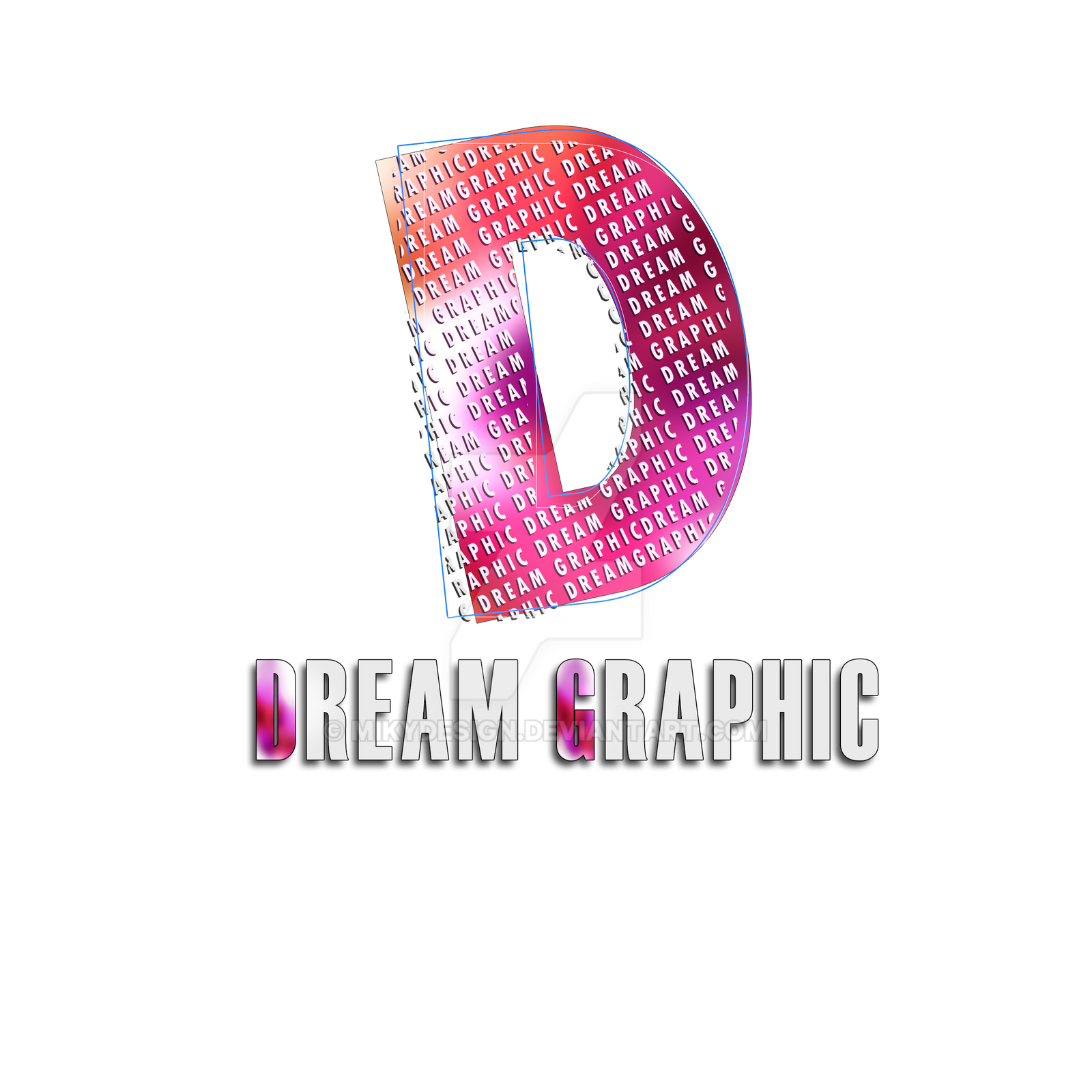 Dream Graphic logo fuchsia