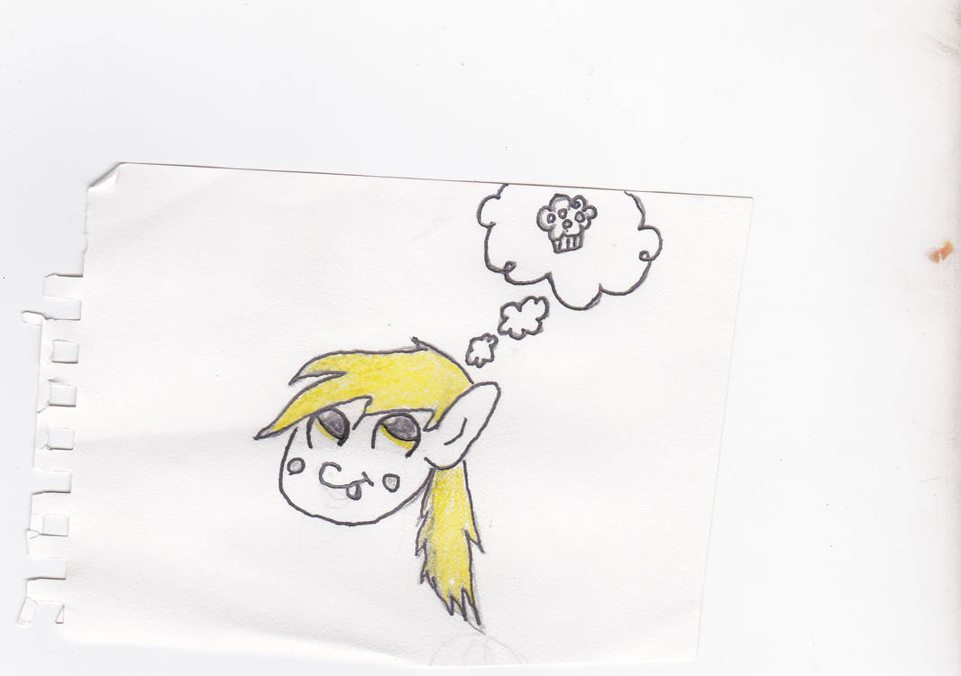 Derpy drawing ... by MrPhresh on DeviantArt