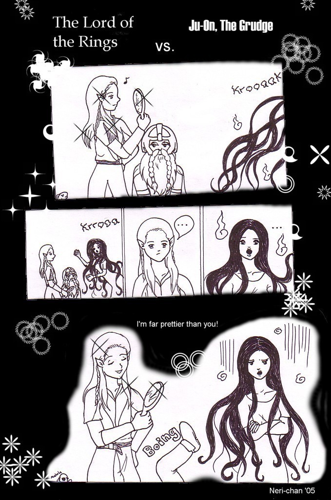 LotR vs the Grudge by Neri-chan on DeviantArt LotR vs the Grudge by Neri-chan on DeviantArt