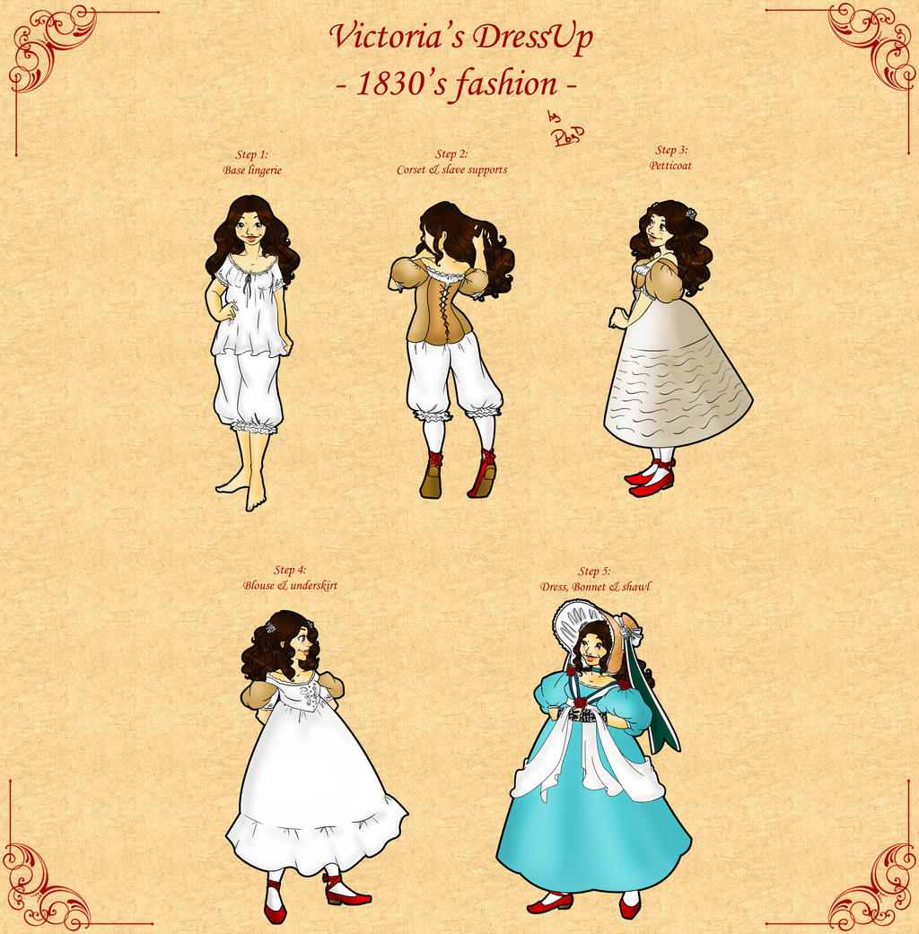 1830's dress layers by Biby95 on DeviantArt 1830's dress layers by Biby95 on DeviantArt